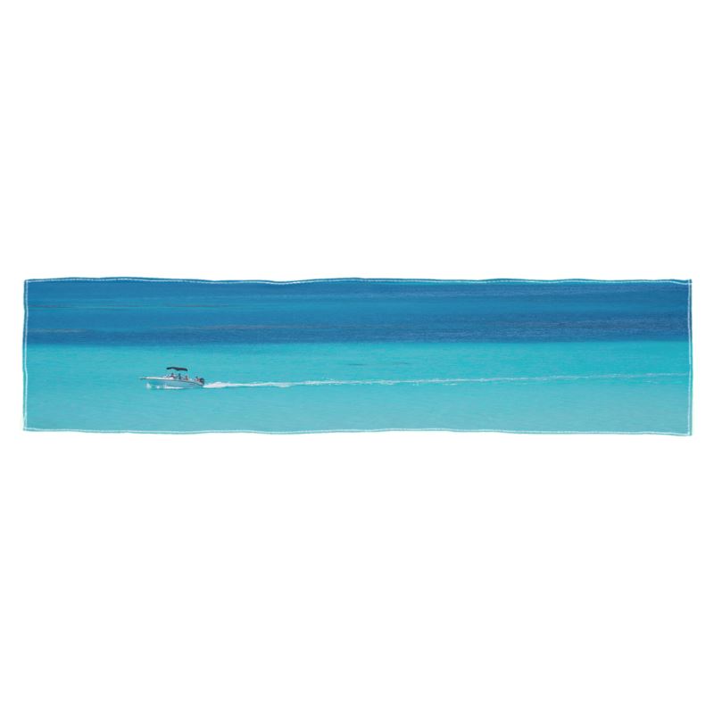 Bermuda Ocean Luxury Silk Scarf