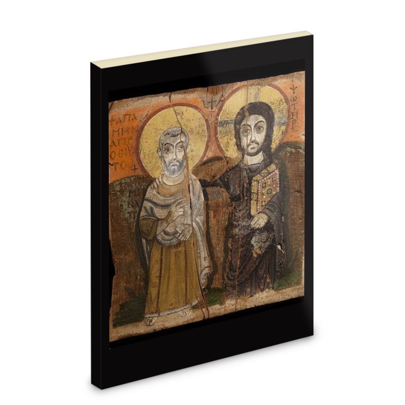 Christ Protecting The Abbot Menas Pocket Notebook